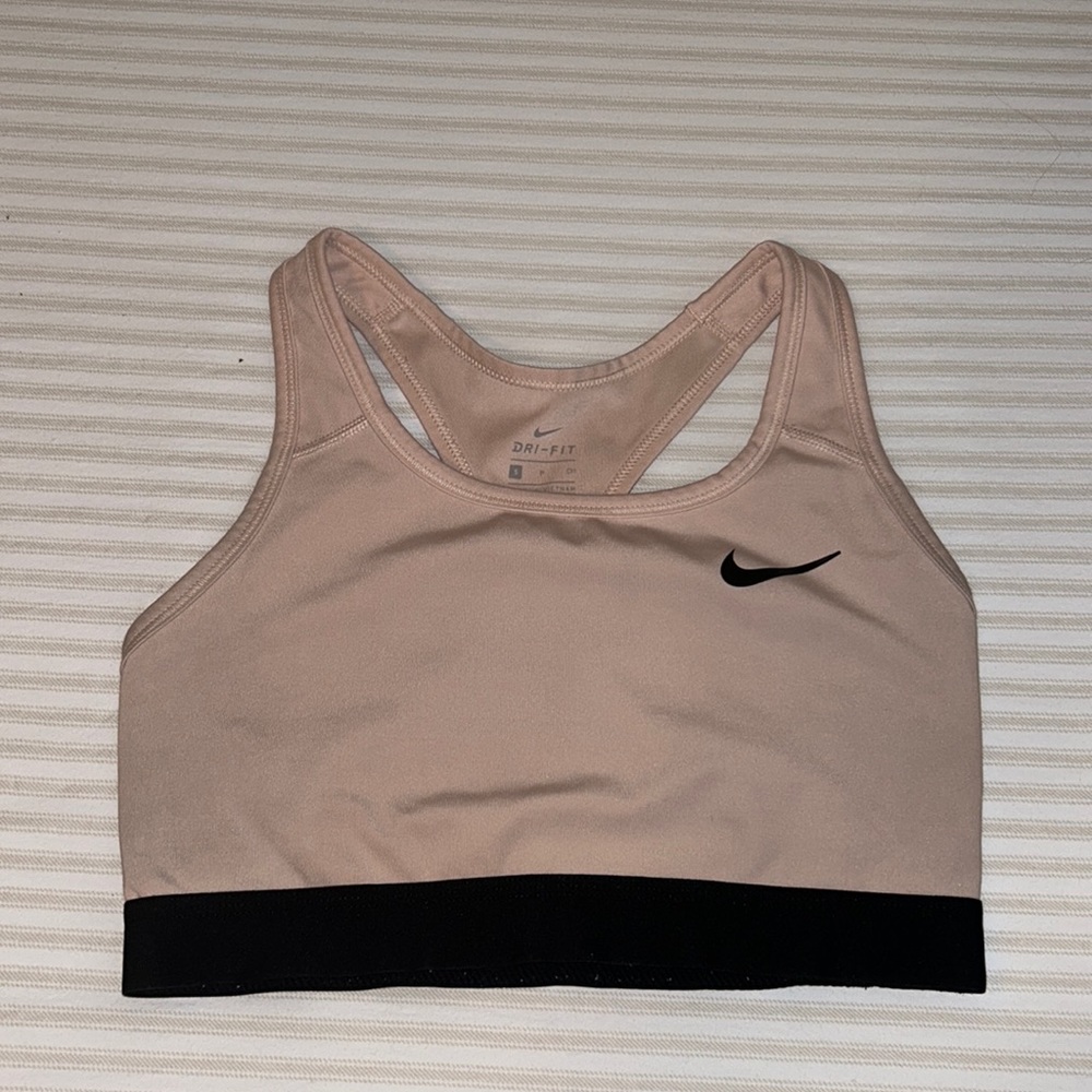 Nike Light Pink Dri- Fit Sports Bra size:Small